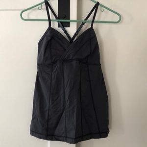 Dark grey Lululemon tank
